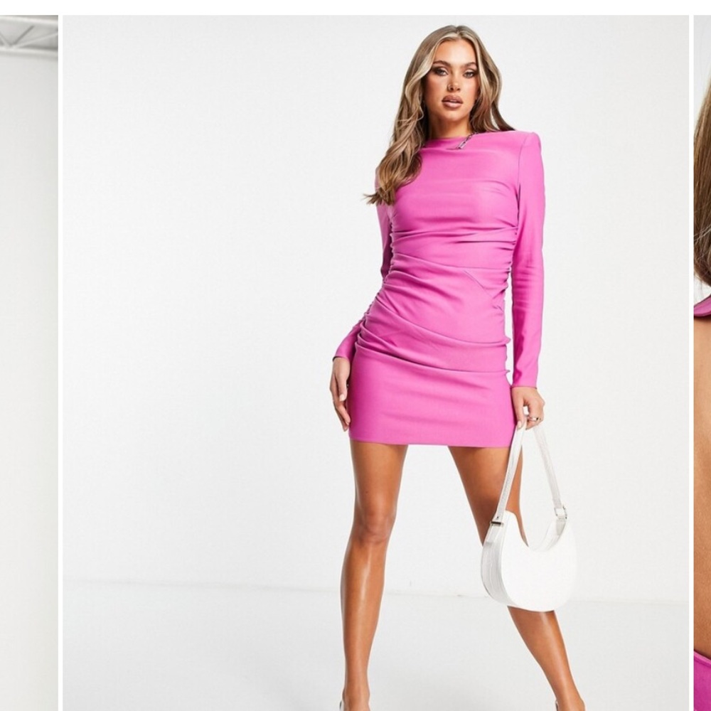 ASOS pink dress